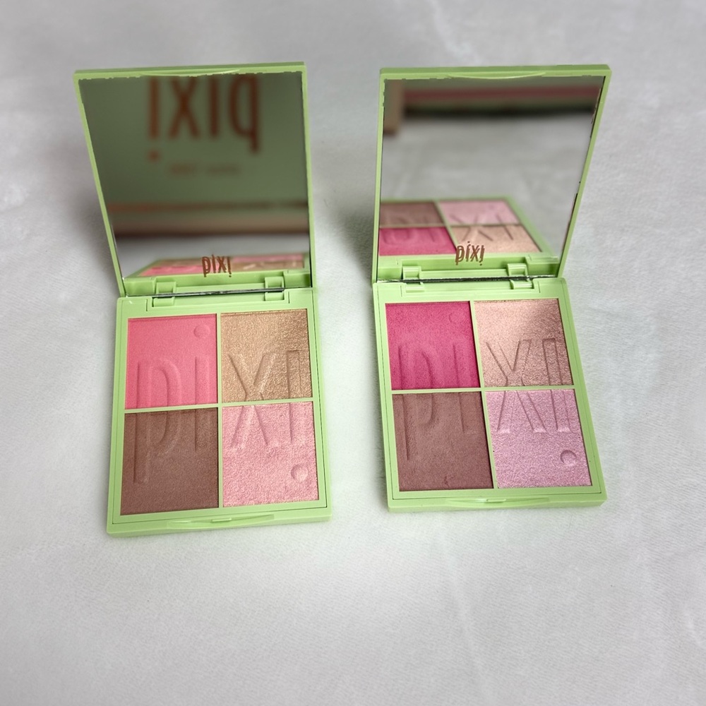 Pixi Blush Duo Palette - Pink and Gold Hues